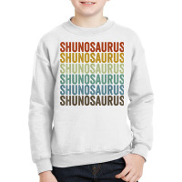 Shunosaurus Dinosaur Retro T Shirt Youth Sweatshirt | Artistshot