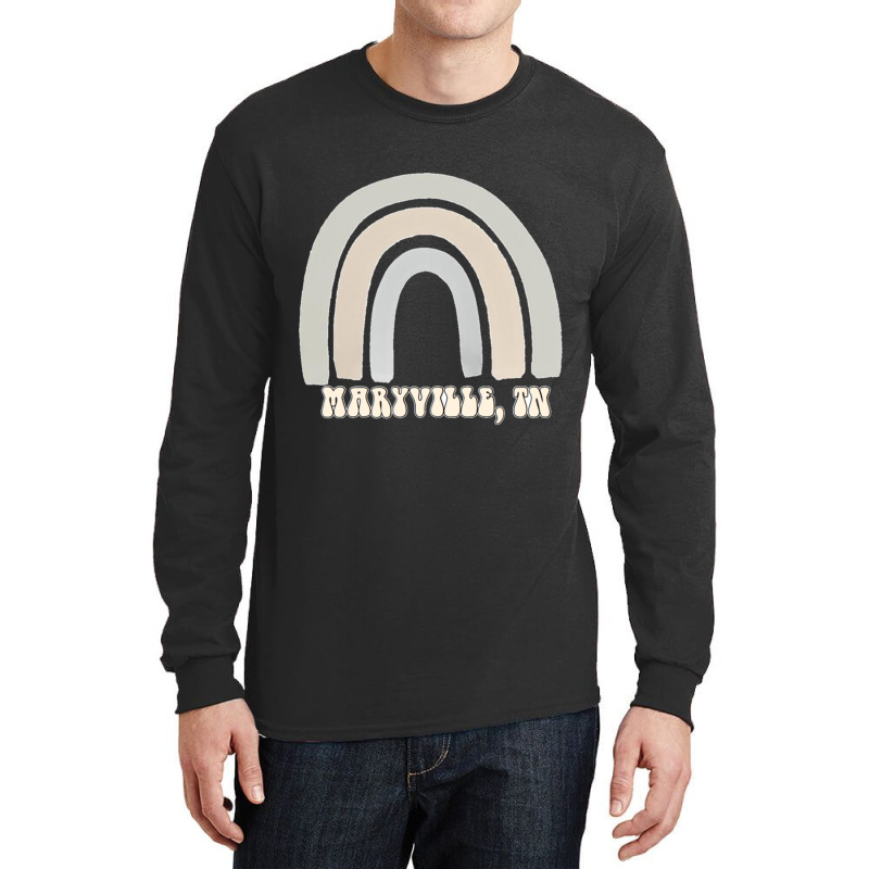 Maryville Tennessee Rainbow Pastel Long Sleeve Shirts by LUISRIVER | Artistshot