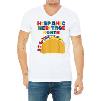 Hispanic Heritage Month Funny Tacos Latin American Countries T Shirt V-neck Tee | Artistshot