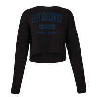 East Greenwich Rhode Island Ri Vintage Athletic Sports Desig Cropped Sweater | Artistshot