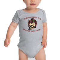 Snakes And Fakes Design Baby Bodysuit | Artistshot