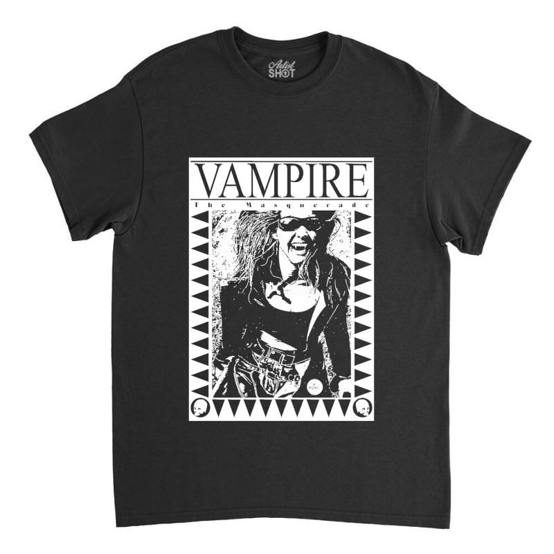 Retro Vampire The Masquerade Fitted Classic T-shirt by cm-arts | Artistshot