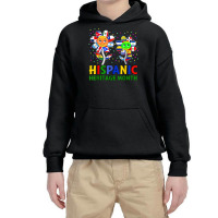 Hispanic Heritage Month Flower Kids Latin Flags T Shirt Youth Hoodie | Artistshot