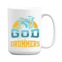 Christian Drummer Product And God Said Drummers Drum Sticks 15 Oz Coffee Mug | Artistshot