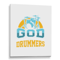 Christian Drummer Product And God Said Drummers Drum Sticks Metal Print Vertical | Artistshot