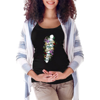 Natural Burial Floral Shroud Design For Funeral Directors Premium T Sh Maternity Scoop Neck T-shirt | Artistshot