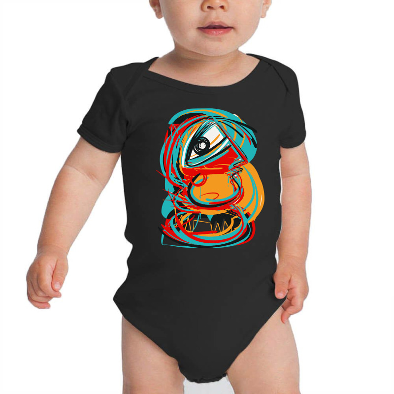 Cool Cyclope Street, Cool Cyclope Street Art, Cool Cyclope Street Pain Baby Bodysuit by SHOPTYU | Artistshot