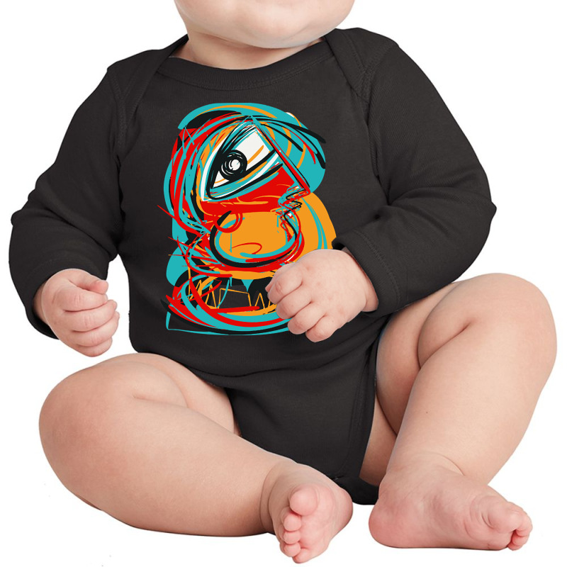 Cool Cyclope Street, Cool Cyclope Street Art, Cool Cyclope Street Pain Long Sleeve Baby Bodysuit by SHOPTYU | Artistshot