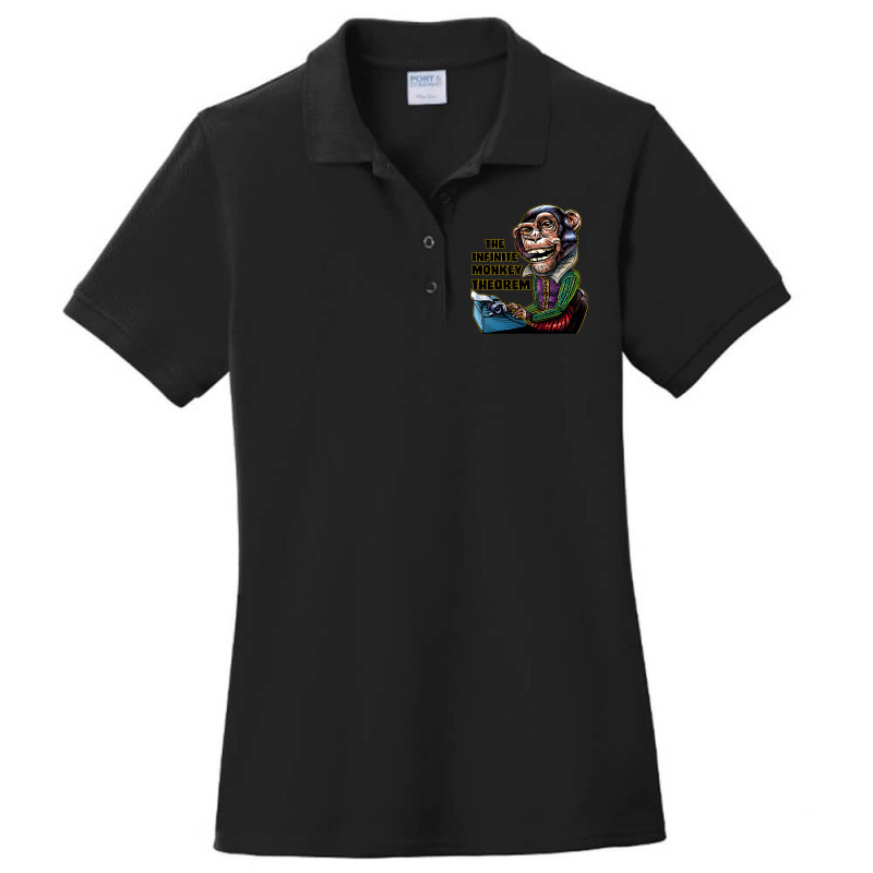 The Infinite Monkey Theorem, The Infinite Monkey Theorem Art, The Infi Ladies Polo Shirt by SHOPTYU | Artistshot