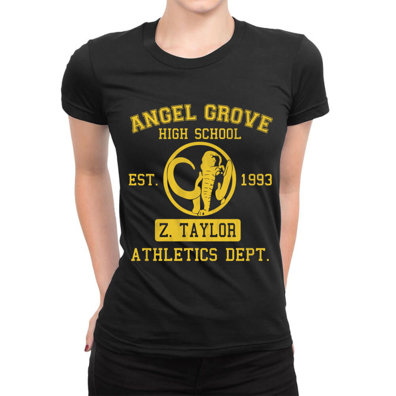 Black Team Ladies Fitted T-Shirt by cm-arts | Artistshot