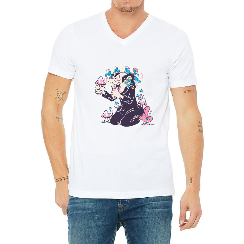 Gargamel V-Neck Tee by cm-arts | Artistshot