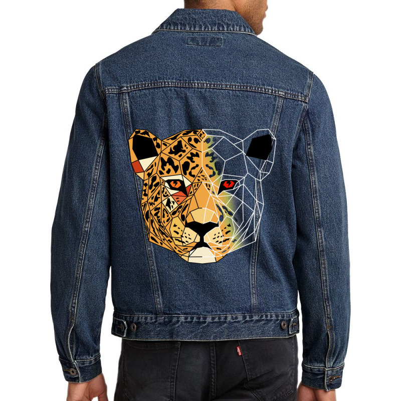 Cyber Cheetah Men Denim Jacket by cm-arts | Artistshot