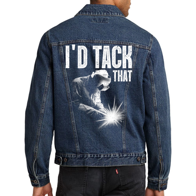 Best Welding Art Men Women Tack Welder Ironworkers Pipeliner T Shirt Men Denim Jacket | Artistshot