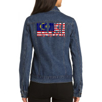 Malaysia Flag, Malaysian Tshirt, Malaysia Shirt For Women T Shirt Ladies Denim Jacket | Artistshot