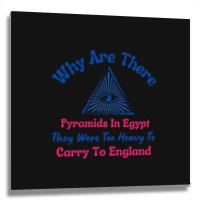 Why Are There Pyramids In Egypt Metal Print Square | Artistshot