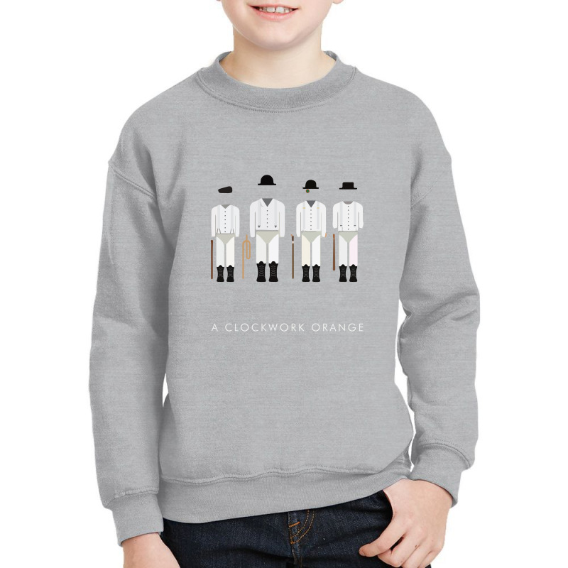 A Clockwork Orange Droog Outfit Movie Silhouette Youth Sweatshirt by baikteman | Artistshot