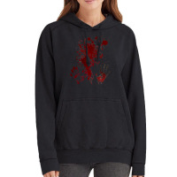 Halloween Blood Splat All Over Costume Adult Vintage Hoodie | Artistshot