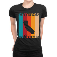 Cypress Cypress California Retro Ladies Fitted T-shirt | Artistshot