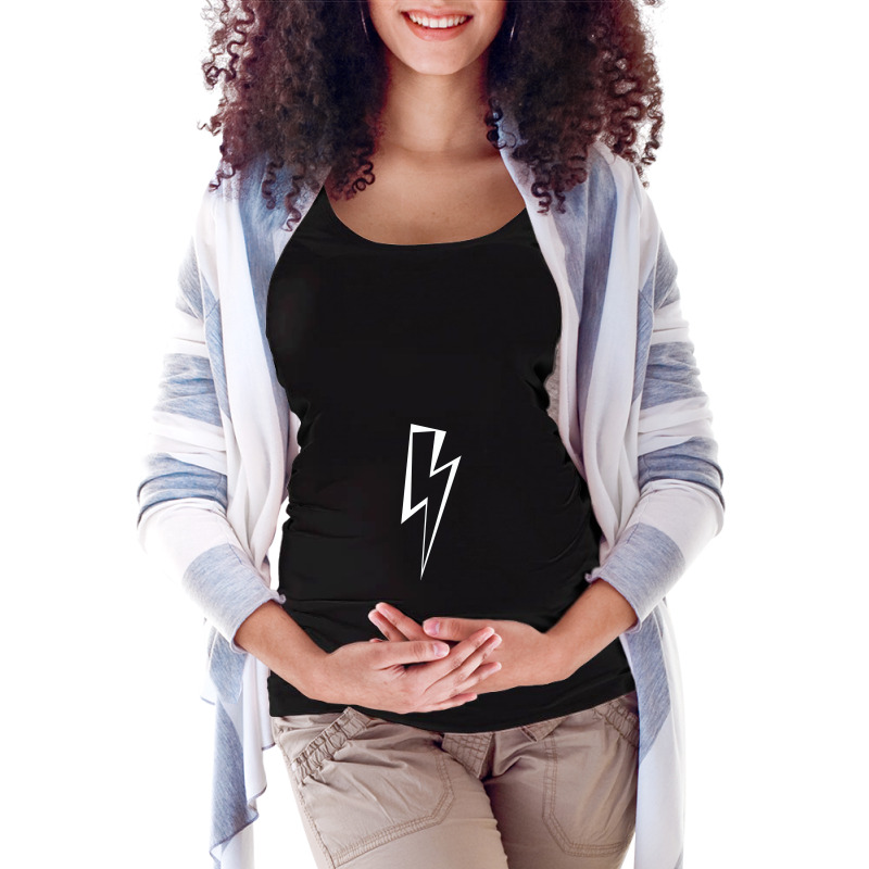 Lightning Bolt Maternity Scoop Neck T-shirt by baikteman | Artistshot