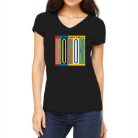 Head Over Heels He Go Go's Wih Backgorund Head Over Heels He Go Go's W Women's V-neck T-shirt | Artistshot