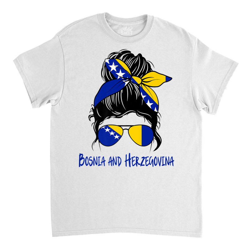 Bosnian Girl Bosniaks Girl Bosnia And Herzegovina Woman Flag Premium T Classic T-shirt by vacheu | Artistshot