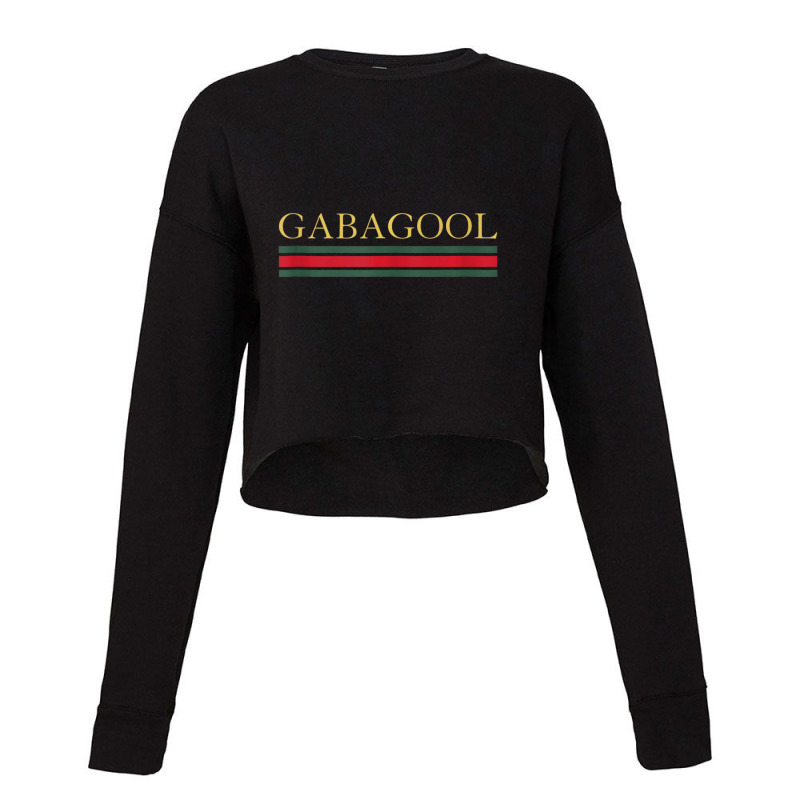 Gabagool Satirical Italian Slang Cropped Sweater by cm-arts | Artistshot