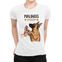 Malinois Grandma Belgian Shepherd Dog Lover Owner Women Ladies Fitted T-shirt | Artistshot