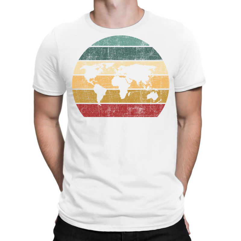 Cartography Retro Map   Geography Geographer Cartographer Long Sleeve T-shirt | Artistshot