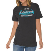 Esthetician Aesthetician Makeup Skin Care Beautician Vintage T-shirt | Artistshot