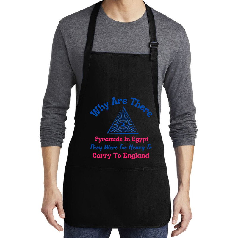 Why Are There Pyramids In Egypt Sticker Medium-length Apron | Artistshot