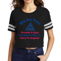 Why Are There Pyramids In Egypt Sticker Scorecard Crop Tee | Artistshot