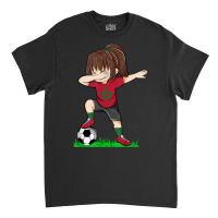 Soccer Morroco Jersey Shirt Moroccan Flag Football Girls Dab T Shirt Classic T-shirt | Artistshot