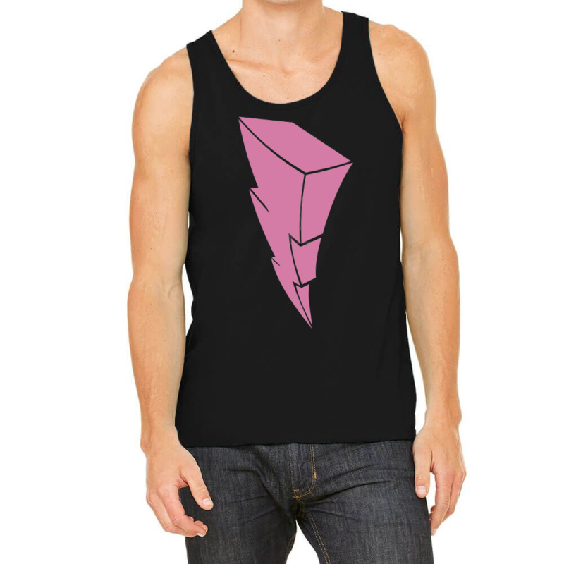 Pink Ranger Lightning Symbol Tank Top by cm-arts | Artistshot