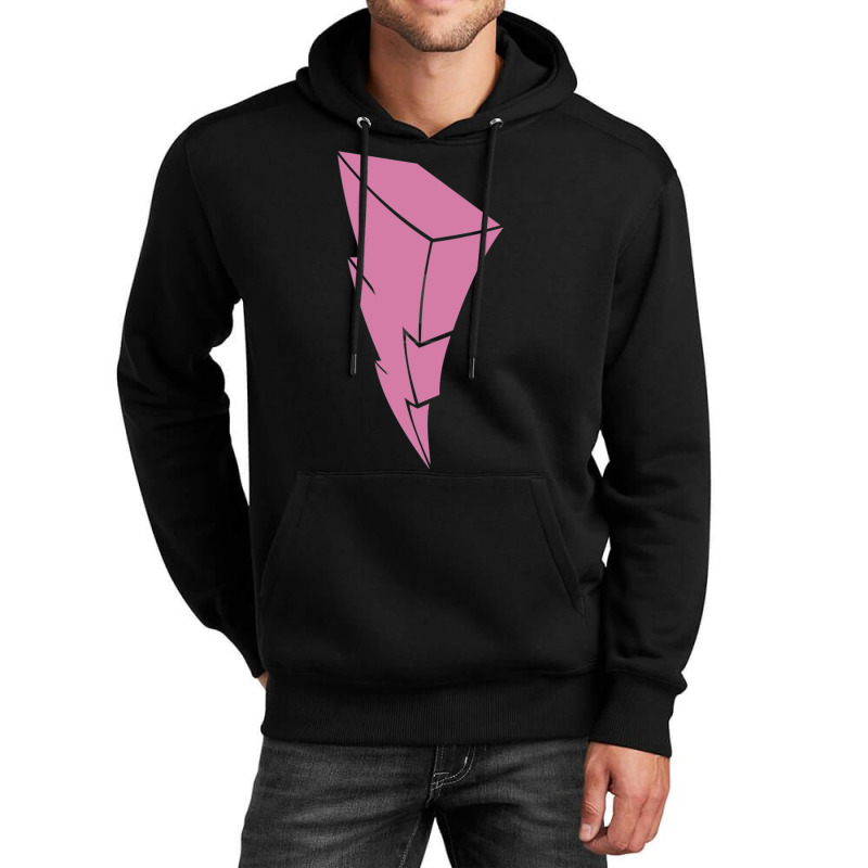 Pink Ranger Lightning Symbol Unisex Hoodie by cm-arts | Artistshot