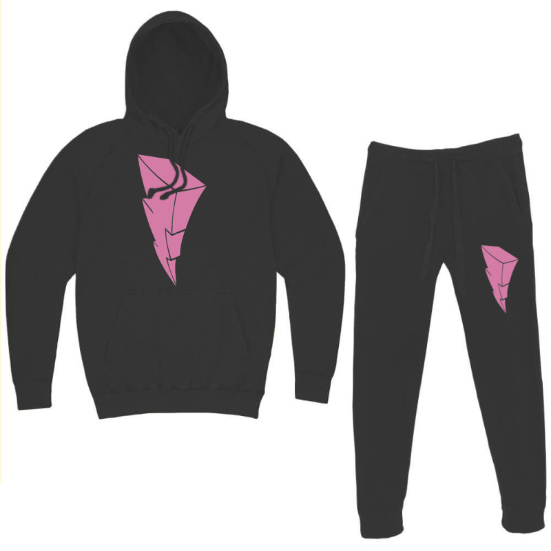 Pink Ranger Lightning Symbol Hoodie & Jogger set by cm-arts | Artistshot