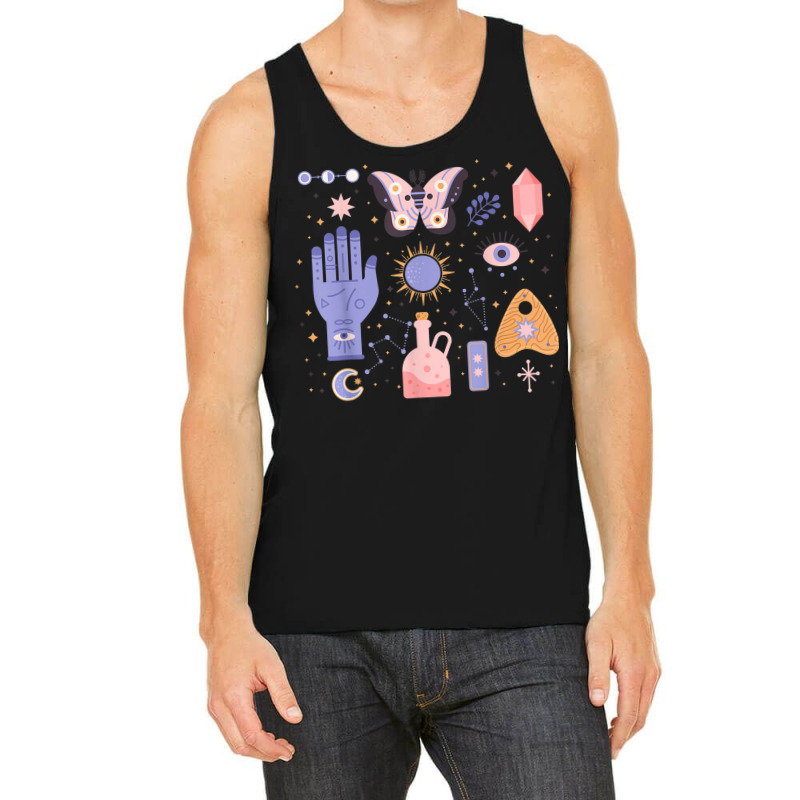 Easy Halloween Costume Celestial All Seeing Eye Palmistry Tank Top by Fashzilla | Artistshot