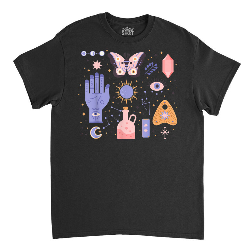 Easy Halloween Costume Celestial All Seeing Eye Palmistry Classic T-shirt by Fashzilla | Artistshot