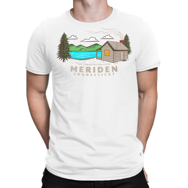 Vintage Retro Meriden Connecticut Sailing Constitution T Shirt T-shirt | Artistshot