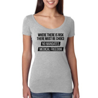 Medical Freedom No Mandates Anti-vaccination Gift Women's Triblend Scoop T-shirt | Artistshot