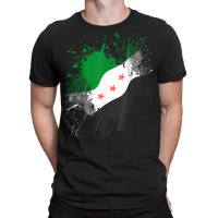 Syria Revolution Green Syrian Flag Free Syria T Shirt T-shirt | Artistshot