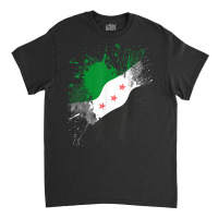 Syria Revolution Green Syrian Flag Free Syria T Shirt Classic T-shirt | Artistshot