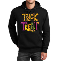 Groovy Halloween Trick Or Treat Retro Floral Ghost Men Women Unisex Hoodie | Artistshot