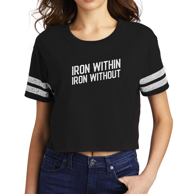 Iron Within Iron Without Tabletop Wargaming Scorecard Crop Tee by cm-arts | Artistshot