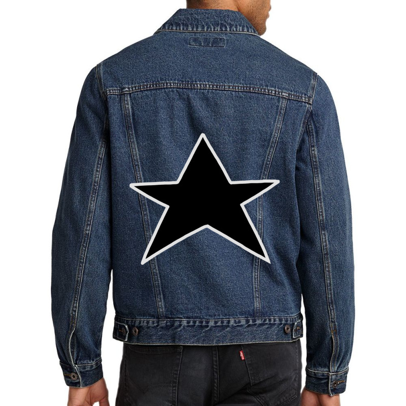 Red Zeo Star Visor Men Denim Jacket by cm-arts | Artistshot