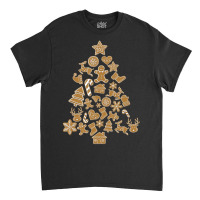 Gingerbread Man Christmas Tree Made Of Gingerbread Decor Classic T-shirt | Artistshot