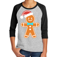 Gingerbread Man Christmas Youth 3/4 Sleeve | Artistshot