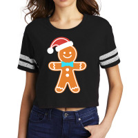 Gingerbread Man Christmas Scorecard Crop Tee | Artistshot