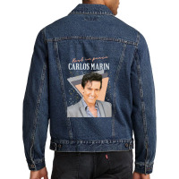 Carlos Marin Carlos Marin Il Divo Carlos Marin Rest In Peace Carlos Ma Men Denim Jacket | Artistshot