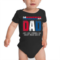 Panamanian Dad Just Like A Normal Dad Much Cooler Panamanian Baby Bodysuit | Artistshot