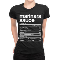 Marinara Sauce Nutrition Fact Funny Thanksgiving Christmas Ladies Fitted T-shirt | Artistshot